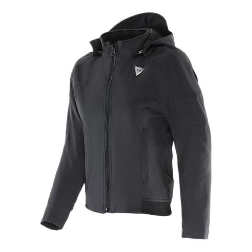 DAINESE - ignite 2 tex jacket wmn, giacca moto in tessuto con cappuccio, donna, nero, 52