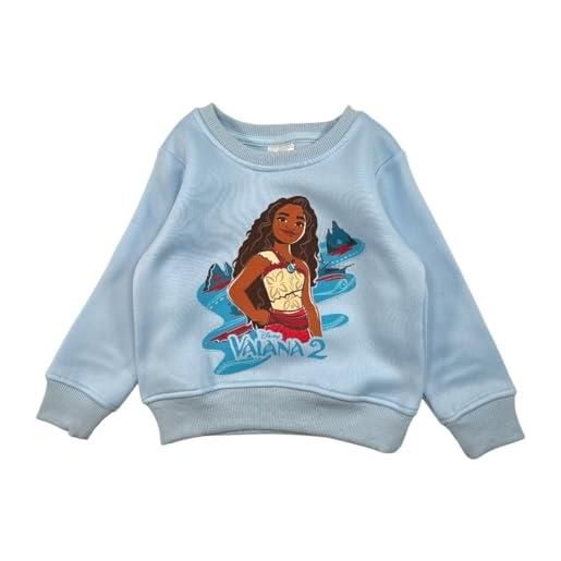Disney felpa vaiana sweater, blu, 4 anni girl's