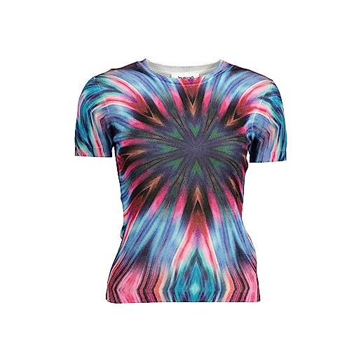 Desigual ts_laia t-shirt, multicolore, m donna