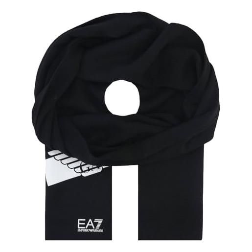 Emporio Armani ea7 sciarpa scarf uomo donna unisex 275894 0a116, nero