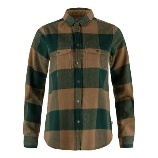 Fjällräven fjallraven 90835-679-232 canada shirt w camicia donna deep patina-buckwheat brown taglia m