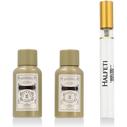 Penhaligon's halfeti edp mini 10 ml + gel doccia 30 ml + latte per il corpo 30 ml