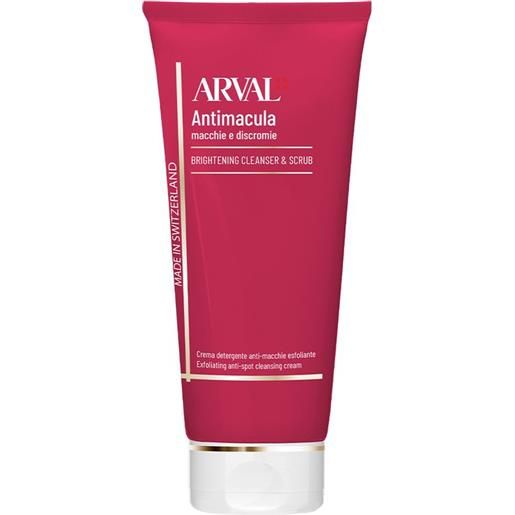 ARVAL antimacula macchie e discromie brightening cleanser & scrub 175 ml