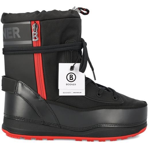 BOGNER stivali da neve laax 8 stringati - nero