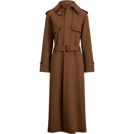 Ralph Lauren Collection trench con cintura - marrone