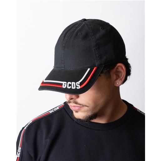GCDS cappello GCDS con visiera "band logo"