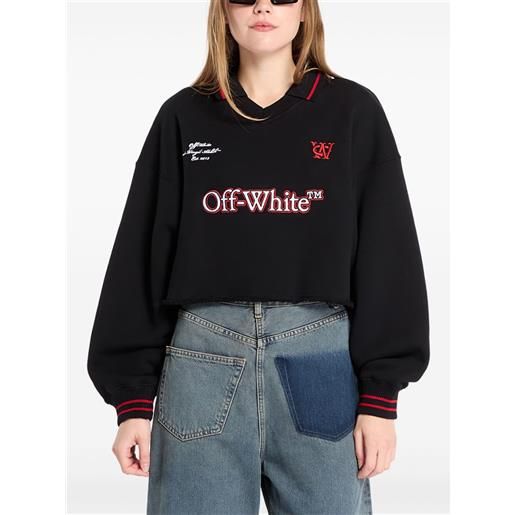 Off-White felpa sporty - nero