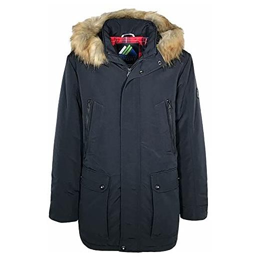 SEA BARRIER giaccone imbottito con cappuccio rimovibile uomo