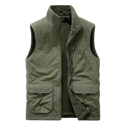 Gilet Riscaldato Uomo Batteria 16000mah - Gilet in tela Con 9