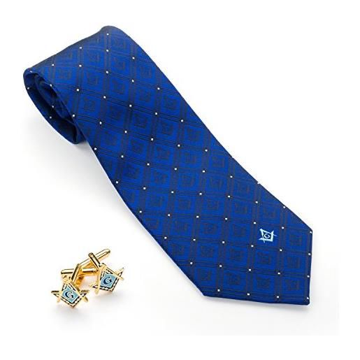 THE MASONIC COLLECTION seta massonica g tie & gemelli