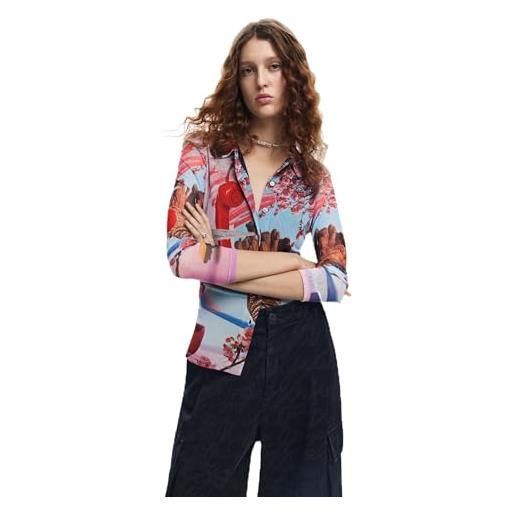 Desigual pantaloni lunghi da donna, nero