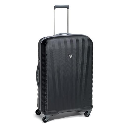RONCATO - zip 4 w - 5082 - trolley medio con 4 ruote - dimensione: 71 x 44 x 25 - colore: grigio/nero, 0201 grigio/nero