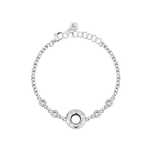 Morellato bagliori bracciale donna in acciaio, cristalli - savo11