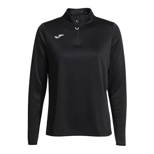 Joma sudadera running night felpa, nero, l donna