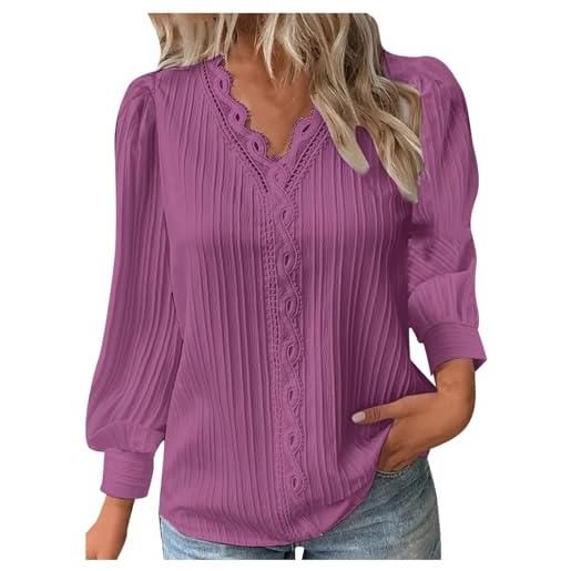 Camicie Da Lavoro Da Donna A Maniche Lunghe, In Tinta Unita, Aderenti, Elasticizzate, Formali, Eleganti, Casual, Lavoro, Ufficio, Interviste, Camicie Oxford, Facili Da Pulire, In Popeline Non Si - Foto 5