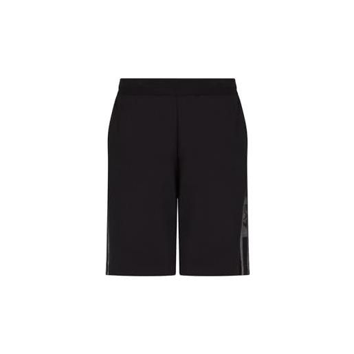 EA7 emporio armani bermuda uomo logo series in misto cotone 7m000544af12660 8059659251532 - nero nero uc001