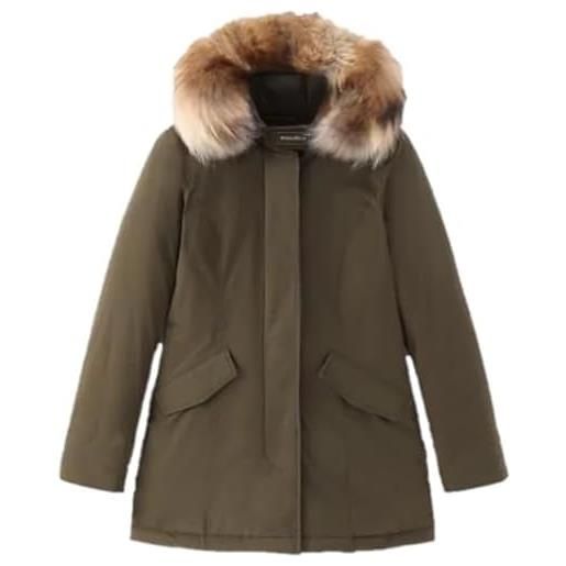 Woolrich John Rich & Bros. woolrich donna parka arctic di lusso con pelliccia staccabile verde, verde, xl