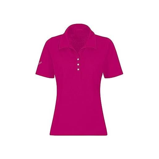 Trigema 537611 polo, rosa (magenta 030), s donna