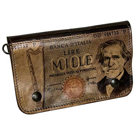 Official Fiorentina Wallet In Genuine Leather By Enzo Castellano