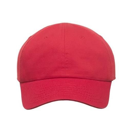 COOZO bambini biologico cotone unstructured 6 panello cap - rosso - taglia unica