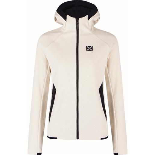 Montura maglia argo hooded donna cream