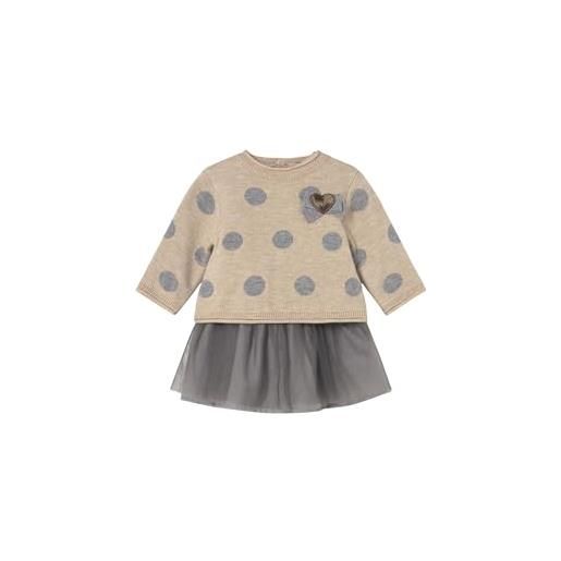 Mayoral vestito da bambina - neonato neonato bambina - vestito da bambina - vestito da bambina - abbigliamento per bebè bambina da 3 mesi a 18 mesi, cereale vig, 6 mesi