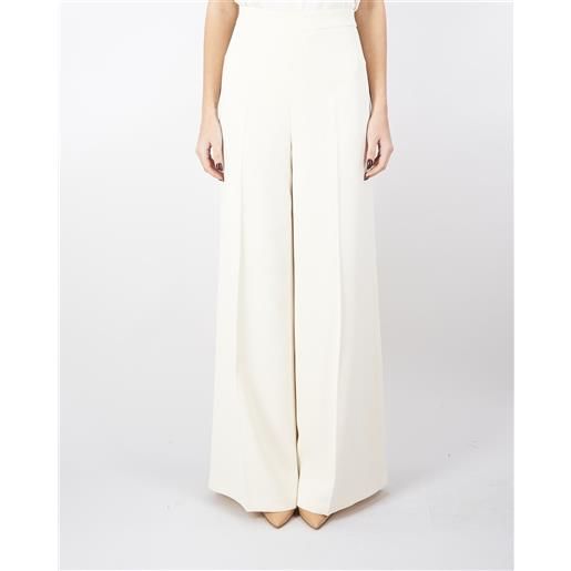 TWIN SET pantaloni a palazzo in crêpe fluido