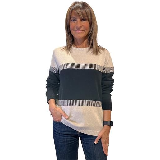 Carla ferroni maglia donna manica lunga lana e cashmere art. 4358