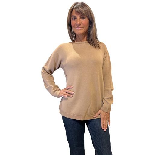 Carla ferroni maglia donna manica lunga pura lana art. 4376