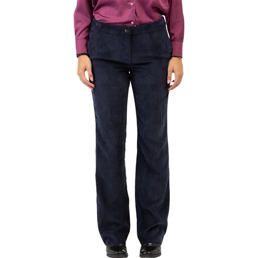 Emme marella pantalone donna lungo velluto art. Landa