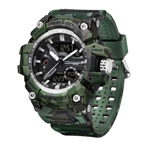 Orologio da uomo bersigar cronografo militare analogico al quarzo BG