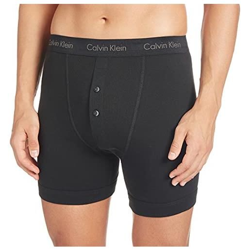 Calvin Klein Jeans calvin klein high fashion boxer, nero (black 001), xl uomo