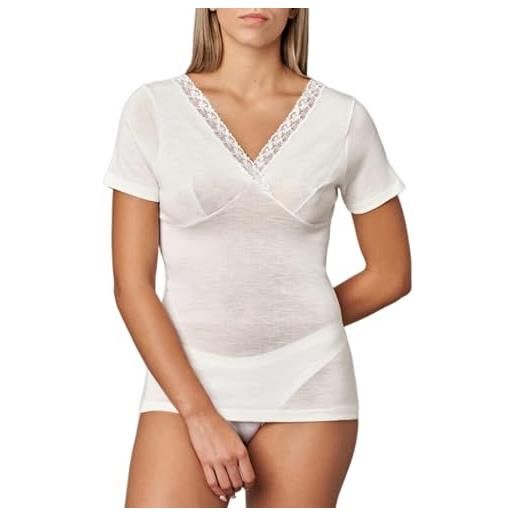 Canotta Termica Con Pizzo – Fiori Di Cotone - Foto 6