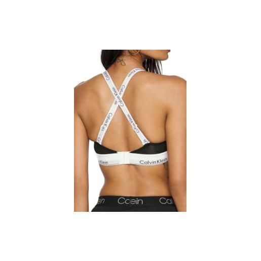 Calvin Klein reggiseno a bralette donna light lined preformato, nero (black), l