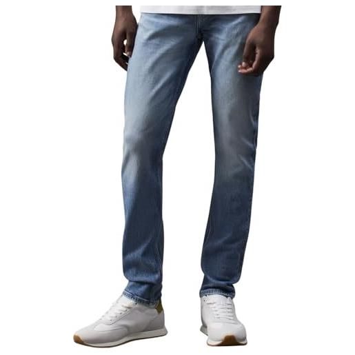Calvin Klein slim taper j30j327165 rastremato, denim (denim medium), 29w / 34l adulto