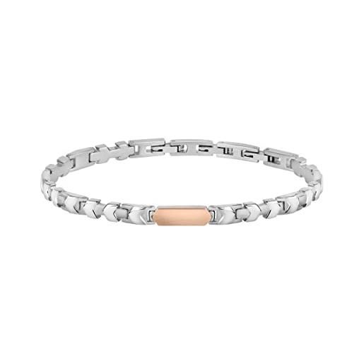 Morellato bracciale da uomo, collezione motown, in acciaio inossidabile - sals28