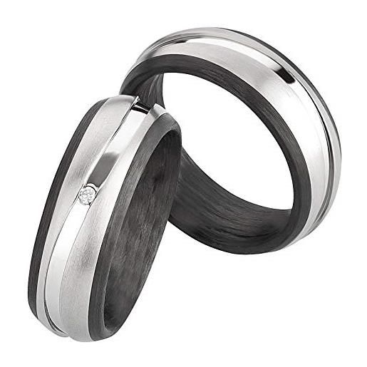 Everstone Lo Sposo E La Sposa Anello Nuziale Setargento Titanio AnelloCoppie - Foto 12