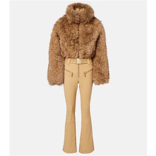 Goldbergh tuta da sci celessa con cintura