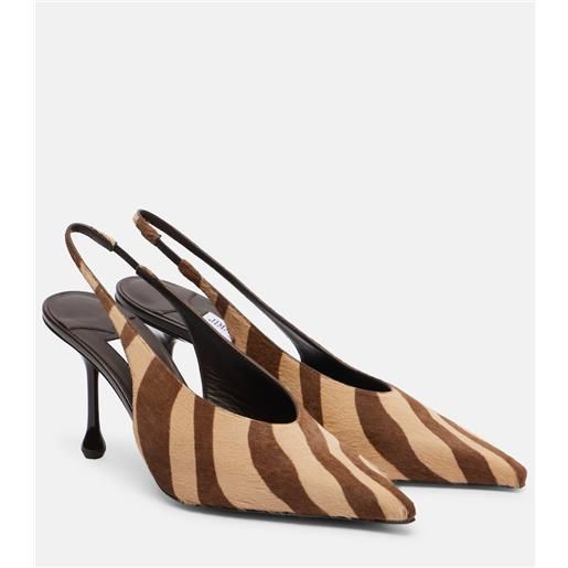 Jimmy Choo pumps slingback isa 80 in cavallino
