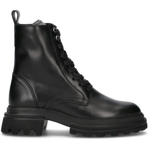 HOGAN - h674 anfibio donna nero in pelle