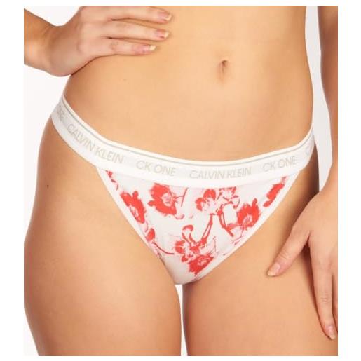 Calvin Klein slip brasiliana donna ck articolo qf5834e brazilian (a verage), v3q lilium print strawberry shake, s