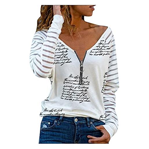 TYUIOP maglia termica donna collo alto maglietta donna maniche lunghe cotone bianca maglietta bianca bambina manica lunga okaidi maglietta nera bambina manica lunga maglietta gialla bambina 10 anni