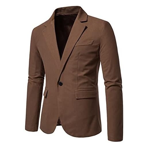 Dinnesis sakkos, giacca casual da uomo, giacca da montagna, elegante, vestibilità normale, giacca a maniche lunghe, per il tempo libero, blazer, business, blazer, giacche per matrimoni, business, 