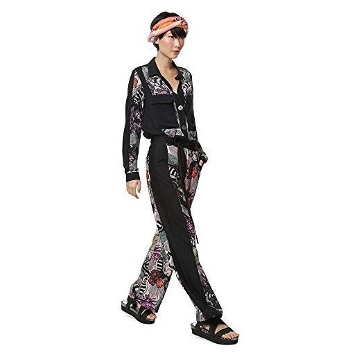 Desigual pantaloni donna pant geraldine 19swpw26 34 (xxs) nero