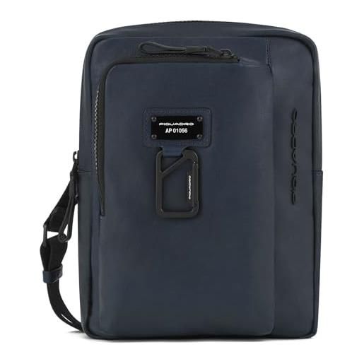 PIQUADRO harper borsa a tracolla in pelle 21 cm
