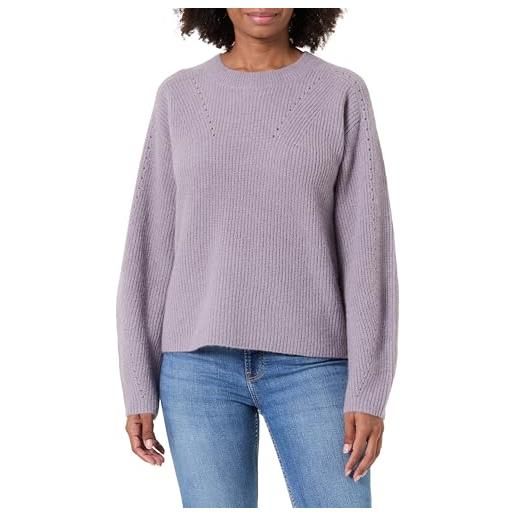 Boss felpa da donna c_fenne knitted_sweater, viola chiaro/pastello, l