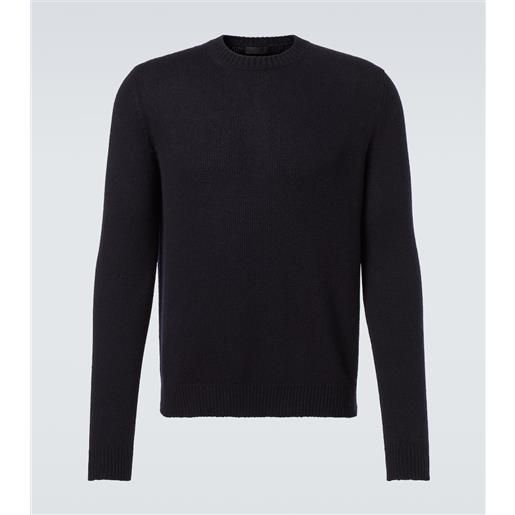 Prada pullover in cashmere a coste