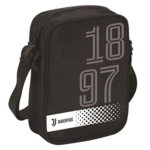 Seven borsello square shoulder bag - juventus - con tracolla regolabile