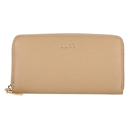 Liu Jo Jeans portafoglio donna cerniera semplice grande liu jo macadamia