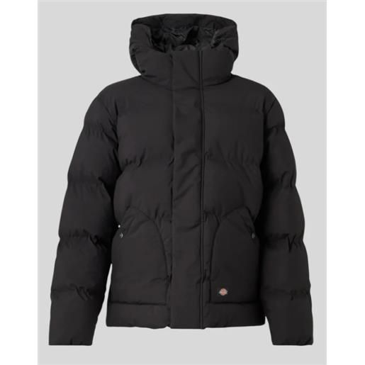 Dickies eagleville hooded puffer giacca imbottita capp nera uomo